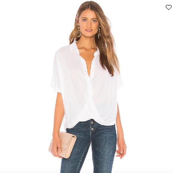 NWOT! BCBGeneration Wrap Hem Dolman Sleeve Shirt - Picture 1 of 4